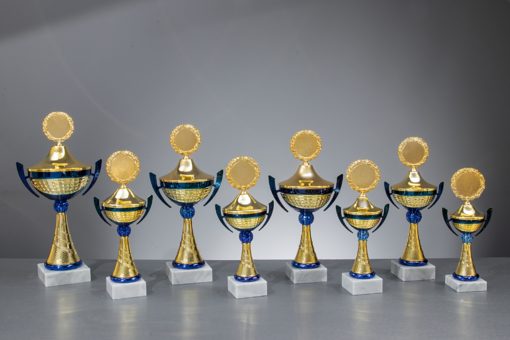 Pokal go-blau H280mm Tatjana